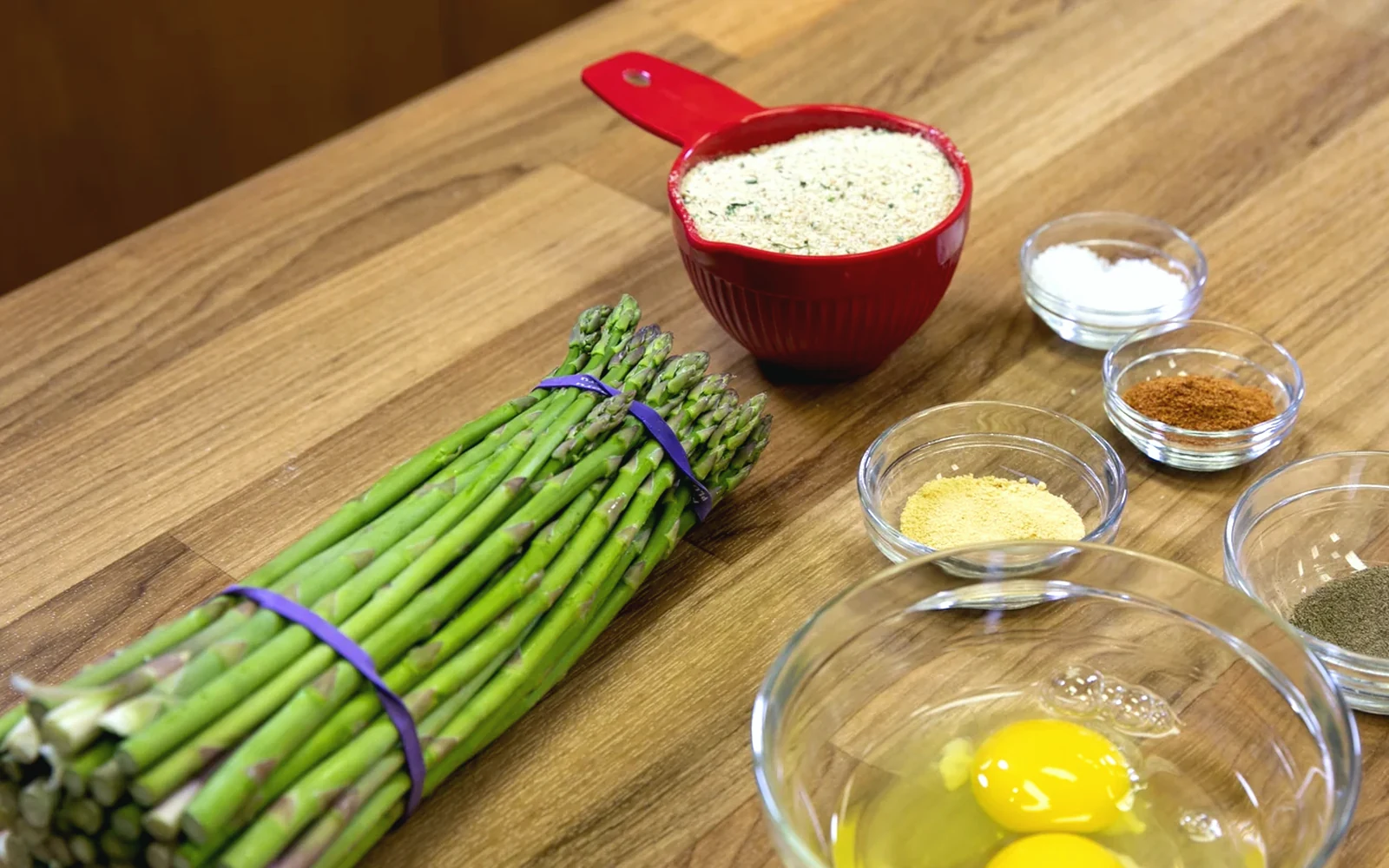 Preparación organizada de una clase de cocina